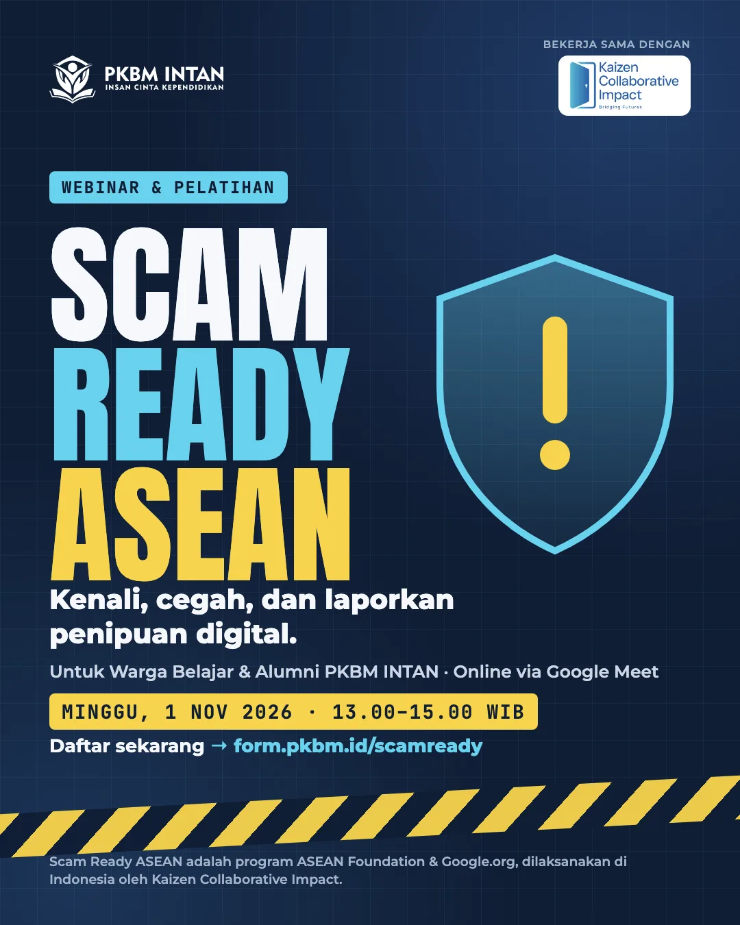 Webinar & Pelatihan Scam Ready ASEAN